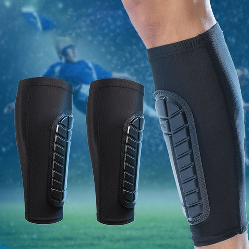 Soccer Shin Guards Calf Sleeves Footless Sport Compression Socks Shin Pads Football
