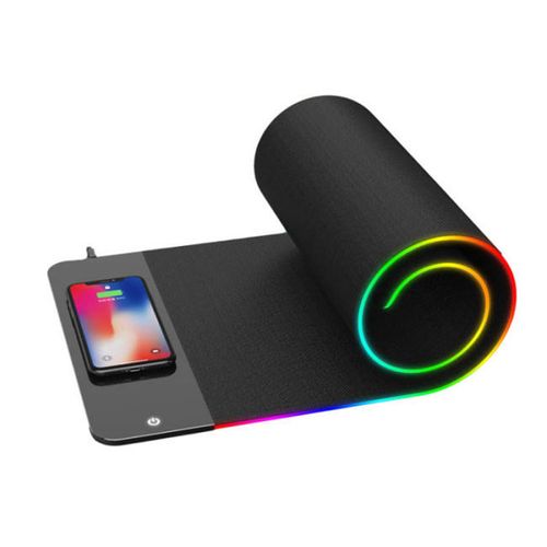 LED Light Wireless Charging Mouse Pad Gaming Large Size Mouse Pad Rgb Computer Accessories gaming Gift OEM ODM Custom Tigerwings