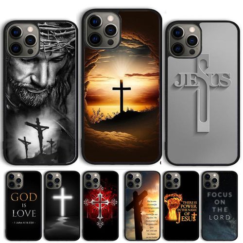 Faith Christian Religious Jesus Phone Case Cover For iPhone 15 16 11 13 14 Pro Max 12 mini Plus X XS Max XR Fundas