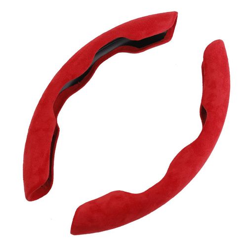 Car Steering Wheel Cover Flanging Handle Cover for Car Interior Accessories Anti-slip Power-assisted Scratch-resistant Decorate