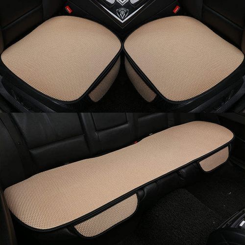 Summer Car Seat Cover Breathable Ice Silk Car Seat Cushion Protector Pad Front Pad Universal Auto Seat Cushion Set