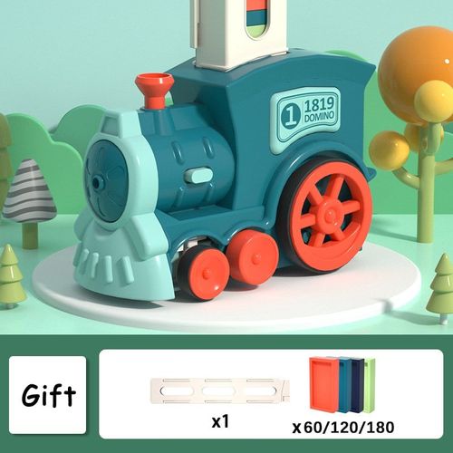 Dominoes Automatic Domino Train Educational Toy