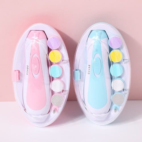 Premium LED Baby Nail Trimmer Set– Safe & Quiet Electric File with Light