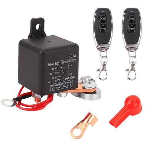 200A 12V DC Car Battery Disconnect Switch Set