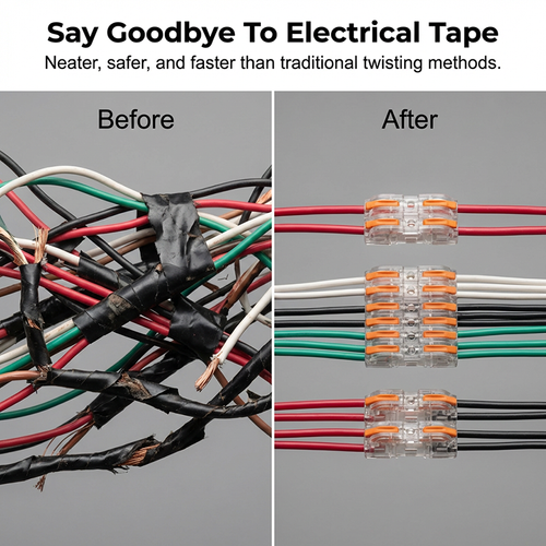 🥇BUY 1 GET 30 PCS 🔥Save your time, Speed your efficiency🔨 Quick Splice Solderless Wire Terminals