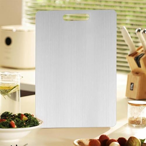 49% OFF-Stainless Steel Double Sided Chopping Board