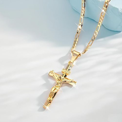 Gold Crucifix Necklace