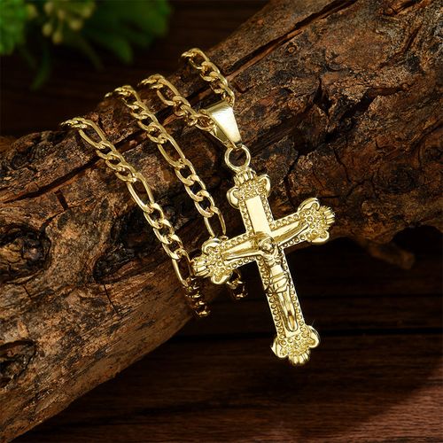 Gold Crucifix Necklace