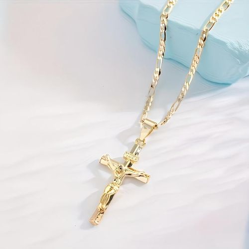 Gold Crucifix Necklace
