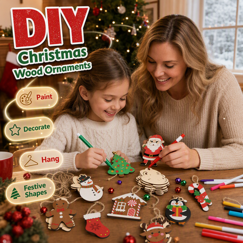Christmas Wooden Ornaments