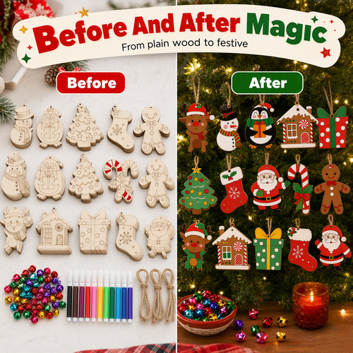 Christmas Wooden Ornaments