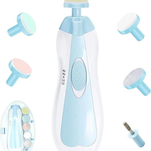 Premium LED Baby Nail Trimmer Set– Safe & Quiet Electric File with Light