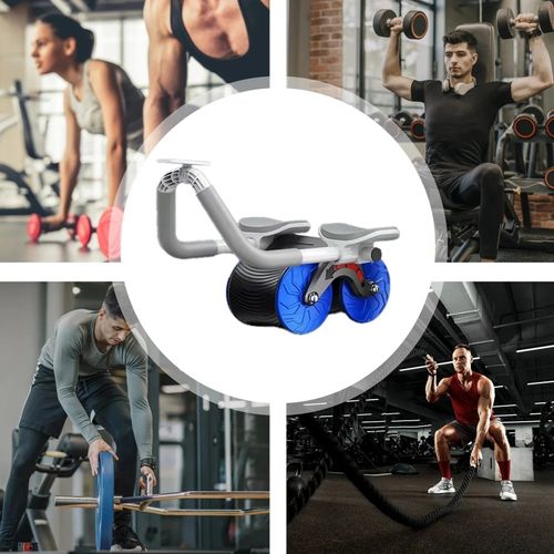 Ab Wheel Abdominal Exercise Roller With Elbow Support And Timer Wheel Core Exercise Equipment For Home Workout