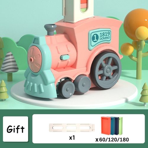 Dominoes Automatic Domino Train Educational Toy