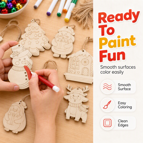Christmas Wooden Ornaments
