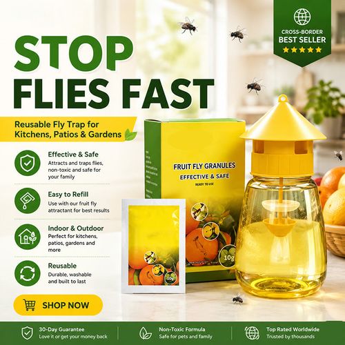 IIndoor and Outdoor Hanging Fly Trap