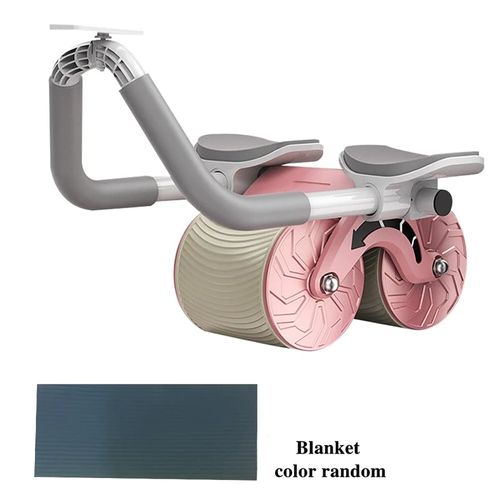 Ab Wheel Abdominal Exercise Roller With Elbow Support And Timer Wheel Core Exercise Equipment For Home Workout