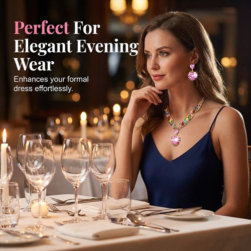 Heart Necklace & Earring Set