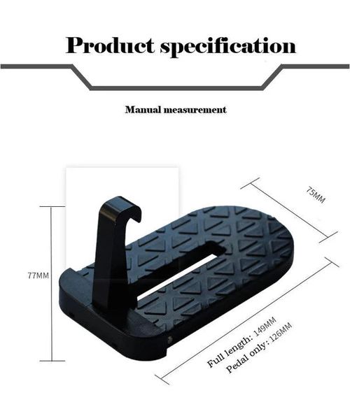Foldable Car Door Latch Step & Safety Hammer