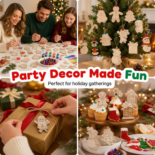 Christmas Wooden Ornaments