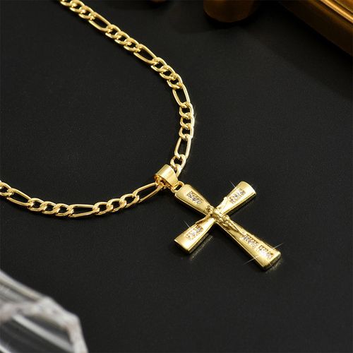 Gold Crucifix Necklace