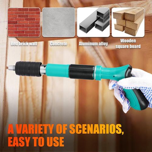 Manual Mini Steel Nail Gun with 10 Nails