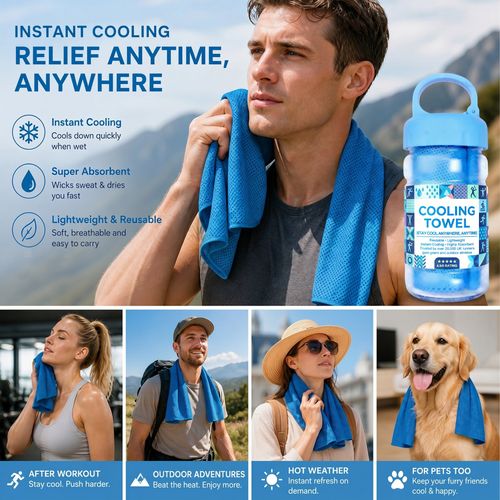 Cold Sweat Towel You Can Use Anywhere, Anytime!