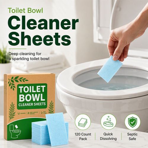 Quick-Dissolving Toilet Cleaning Sheets