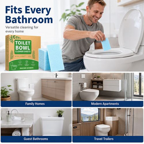Quick-Dissolving Toilet Cleaning Sheets