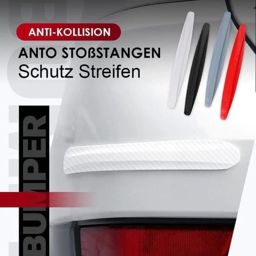 Anti-collision car bumper protection strip