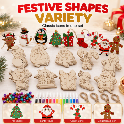 Christmas Wooden Ornaments