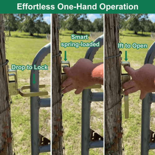 Instant Locking Gate Latch