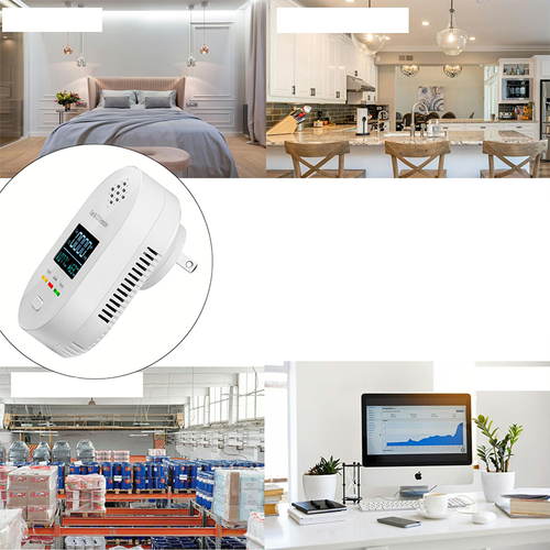 4-in-1 Plug in CO and Natural Gas Detector
