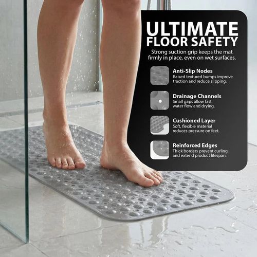 Non-Slip Bathtub Mat with Suction Cups
