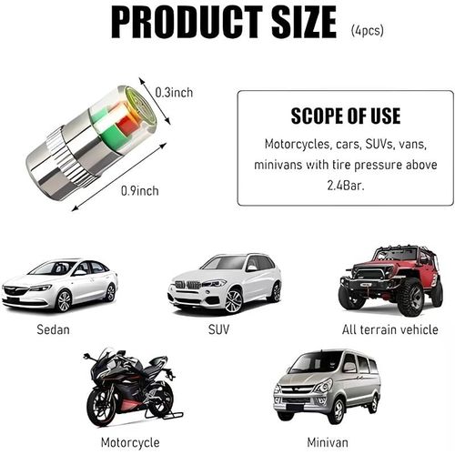 🔥49% Off🔥4 PCS Car Tire Pressure Monitor Valve