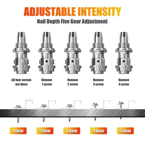 Manual Mini Steel Nail Gun with 10 Nails