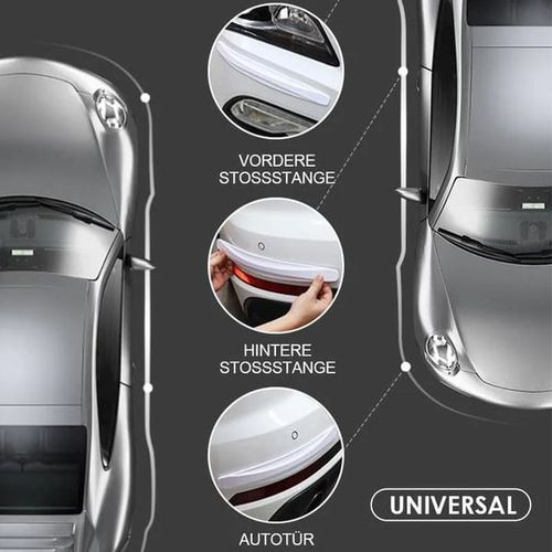 Anti-collision car bumper protection strip