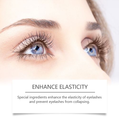 3D Black Mascara, Waterproof Smudge-Proof Curling Lash Makeup, Long Lasting No Clumping Eyelash Mascara
