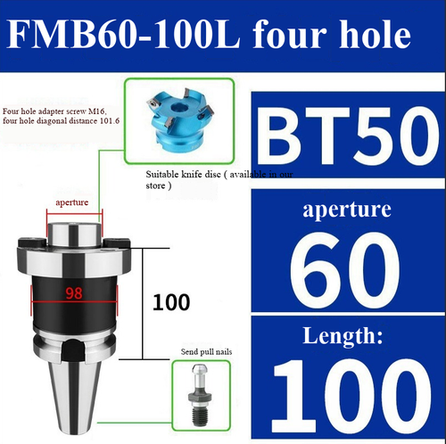 BT40BT50BT60 tool holder CNC lathe machining center CNC milling cutter disc connecting rod