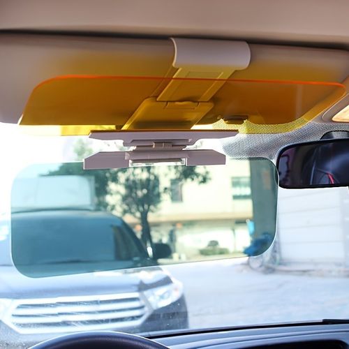 Anti-glare sun visor