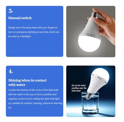 Emergency Rechargeable Bulb