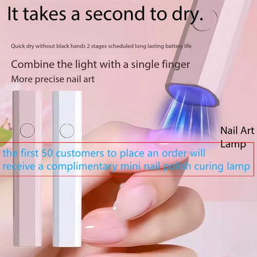 (Free mini UV nail lamp for the first 50 orders) Large-bottle 6-color trendy gel polish set—includes chocolate brown, deep red, and gold glitter shades,all are soak-off UV gel polishes, perfect for creating stylish party nail looks.