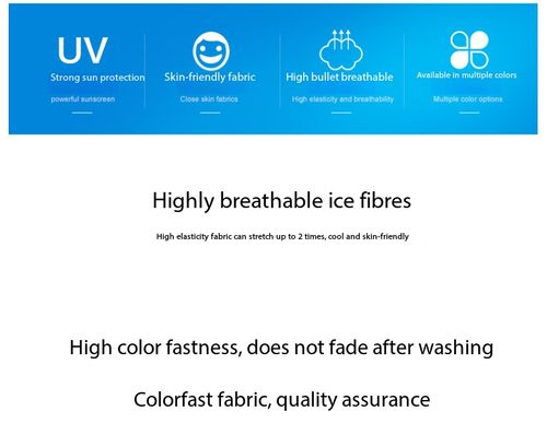 8-Piece Set (Size L) Ice Silk Full-Arm Sun Protection Sleeves—breathable and comfortable, ideal for running, fishing, and cycling, offering an ultra-cool experience for outdoor activities.