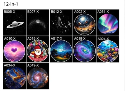 USB C Rechargeable Star Projector LED Light - Compact Form, Clear Projection, Ambient Glow, Home Use, Outdoor Fun, Small Footprint USB Charging Lamp for Back to School