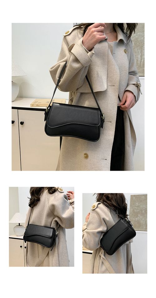 Wholesale available,Women's Saddle Bag, Daily Shoulder Bag and Crossbody Bag,2 straps,Elegant Magnetic Sealed Saddle Bag, Suitable for Daily Use, Party Attendance