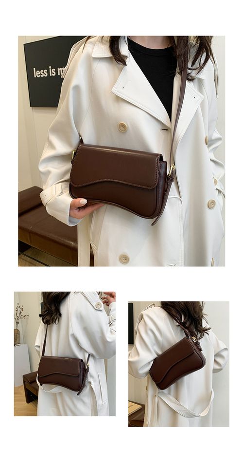 Wholesale available,Women's Saddle Bag, Daily Shoulder Bag and Crossbody Bag,2 straps,Elegant Magnetic Sealed Saddle Bag, Suitable for Daily Use, Party Attendance