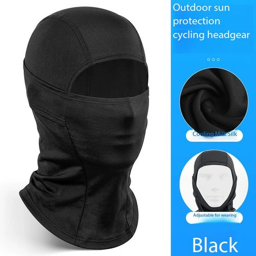 2-Pack,UV-protective ice-silk balaclava with adjustable opening and full-coverage design. an ideal gift for birthdays or Father's Day. Full-face sun-protection mask for cycling and motorcycling—essential riding and protective gear.