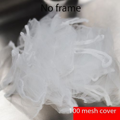 Kitchen Sink Drain Strainer with Triangular Holder Rack and 100 PCS Large Disposable Filter Mesh Bags for Food Leftover, Gray
