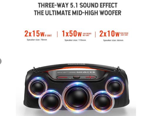 Super heavy subwoofer with microphone karaoke Bluetooth speaker