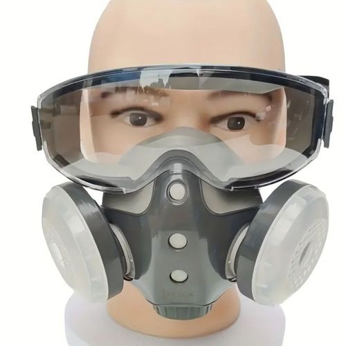 Tranjing 808 Double can dust mask for decoration and grinding, coal mine dust prevention, industrial dust mask, KN95 protective face mask